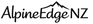 Alpine Edge NZ logo with mountain design