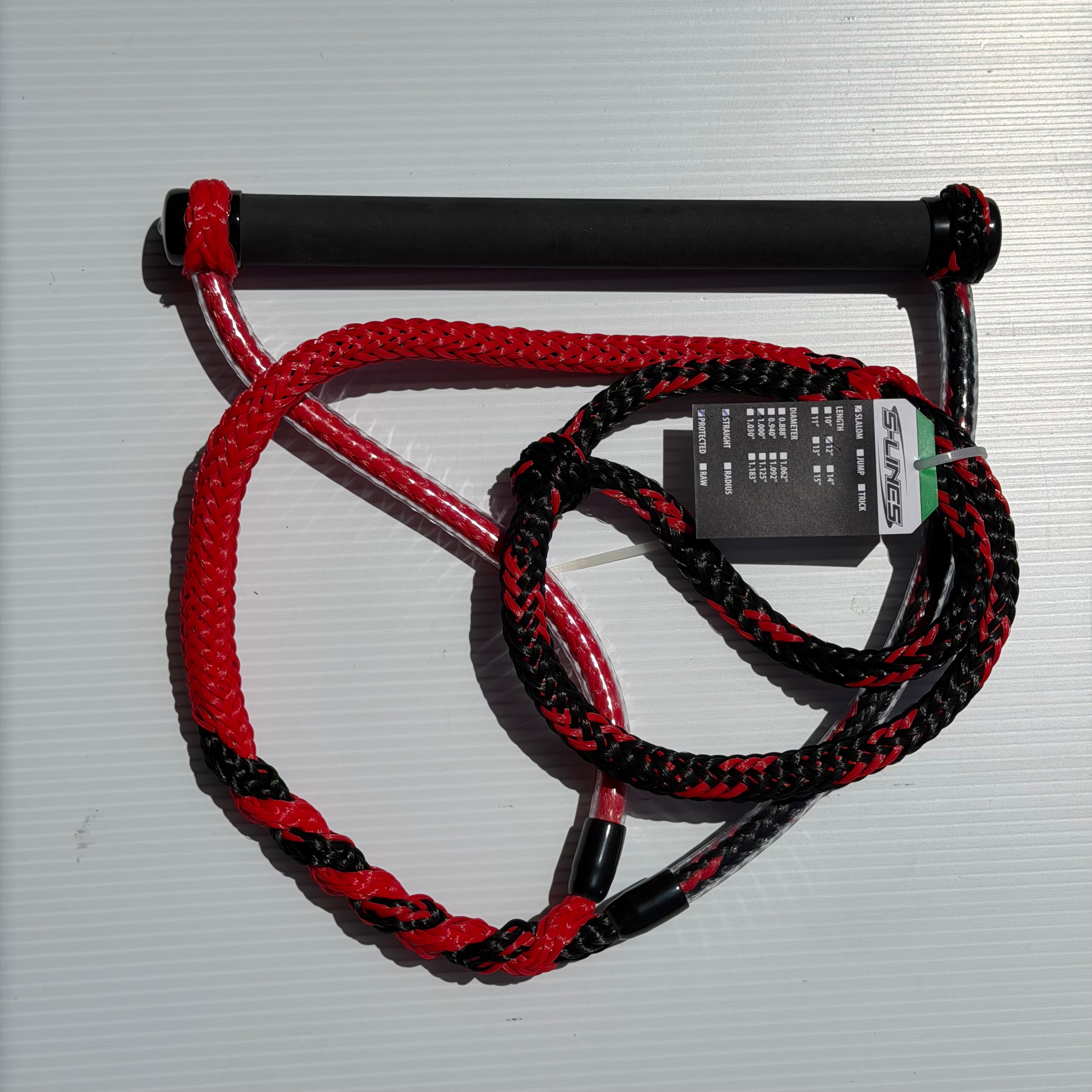 Protected Competition Slalom Handle Straight - 12" Length