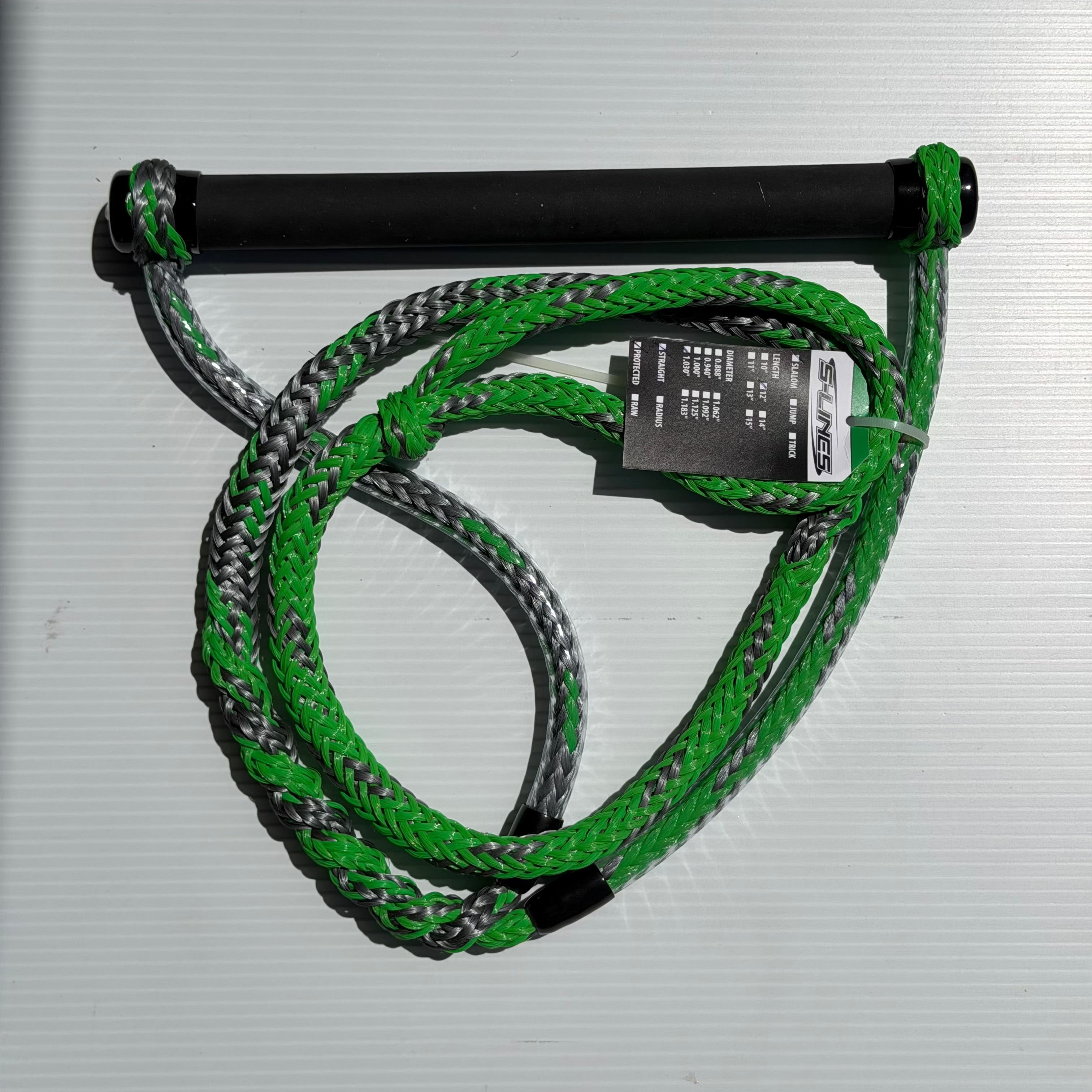 Protected Competition Slalom Handle Straight - 12" Length
